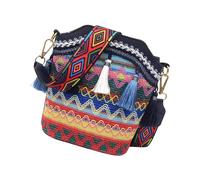 Shoulder Bag - Ethnic Tribal Pattern Sling Bag | Lightweight Travel Purse Zipper Storage Stylish Casual Everyday Carry for Beach Party, Work, Commuting or Outdoor, 20x20x9cm