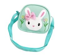 Shoulder Bag for Girls - Adjustable Strap Practical Rabbit Coin Purse with Pattern - Shoulder Chest Shoulder Bag | for Travel School Trips Summer Activities Children Boys, green, riferimento alla