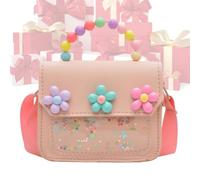Shoulder Bag for Girls,Flower Tiny Small Purse Cross Body Shoulder Bag | Cute Floral Clutch Wallet Princess Handbags for Preschoolers Teenagers Daughter Baby Children