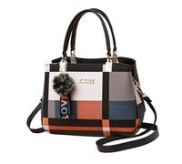 Shoulder Bag For Women,Handbag With Shoulder Purse - Classic Hobo Handbags | Women's Shoulder Tote Bag with Adjustable Strap for Wife, Adults, Girlfriends, Black/White, Consulte la descripción