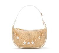 Shoulder Bag for Women Handbags with Adjustable Strap Underarm Purse Mini Clutch Purses Trendy Crescent Bags 1L, Woven White, 8.66"L x 2.13"W x 4.92"H, Modern