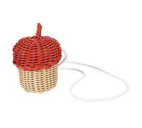 Shoulder Bag for Women Pine Cone Shape Water Resistant Stylish Shoulder Bag Lightweight Versatile Shoulder Bags Daily Shopping Dating Shoulder Bags (Red)