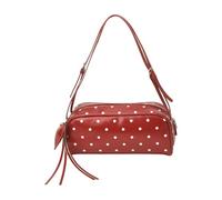 Shoulder Bag for Women | Purse Shoulder Bag with Adjustable Strap | PU Leather Messenger Bag for Daily Coming to Work, Shopping, School, Weekend, red, Siehe Beschreibung