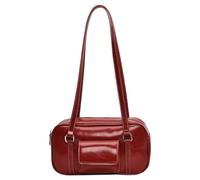 Shoulder Bag for Women with Inner Pockets PU Leather Zipper Closure | Shoulder Bag for Women with Inner Pockets PU Leather Zipper Closure Underarm Bag Solid Tote Bag for Work Travel Core PU