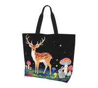 Shoulder Bag Moonlit Whispers Enchanted Forests\U200B Tote Bag | Reusable Tote Bag Shoulder Shopping Bags For Work Travel Beach