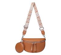 Shoulder bag, on the go backpack, lightweight shoulder bag for fitness, travel, work, school, everyday life and events, brown, Siehe Beschreibung