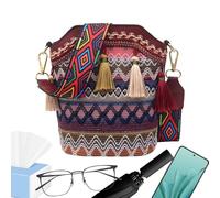 Shoulder Bag | Sling Handmade Handbag Ethnic Tribal Pattern Pack - Bags for Women,for Work Commuting Outdoor Travel Girls Phone