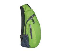 Shoulder Bag Solid Color Zipper Foldable Chest Bag Single Shoulder Crossbody Bag Sports Bag Outdoor Shoulder Bag (Green, One Size)