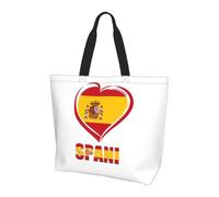 Shoulder Bag Spanish Women Tote Bag With Inner Pocket Beach Bags Reusable Handbag For Pool Swimming Camping