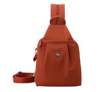 Shoulder Bag, Travel Backpack, Anti Theft Purse, Multi Pocket Organizer, Convertible Strap Design, Ideal for Hiking Work College Use, 11.81x8.27x5.51 Inches, Orange Color, 1 Piece