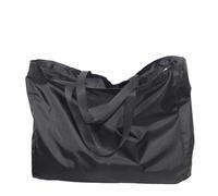 Shoulder Bag WaterProof Travel Bag Large Capacity Handheld Bag Solid Storage Pouch Women Folding Luggage Handbags(Black L)