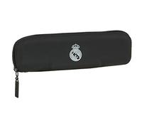 Shoulder Bag with Exterior Pocket Real Madrid 1st Equipment 20/21, Black White (White) - M884