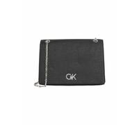 Calvin Klein Women’s Medium Shoulder Bag with Chain, Black (Ck Black), One Size