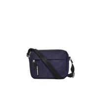 Shoulder Bag with Front Pocket in Nylon Mandarina Duck Hunter Violet 15x21x8 cm