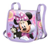 Shoulder Bag with Velcro Girl Karactermania Disney Minnie Violet 16x17x6 cm