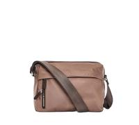 Shoulder Bag with Zip Front Pocket Mandarina Duck Hunter Marron 23x28x14 cm