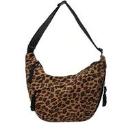 Shoulder Bag Women's Leo Bag Leopard Print Hobo Crossbody Bag Large Bags Nylon Leopard Print Cross Body Bags Halfmoon Everyday Bag Adjustable Shoulder Strap Bags for Women Work Travel Everyday