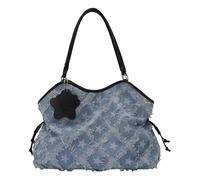 Shoulder Bags, Denim Tote Bag, Top Handle Underarm Purse for Daily Office, Work, Outing & Social Occasions, Designed for Women & Modern Fashion Ladies