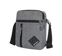 Shoulder Bags for Men Spring Summer Autumn Winter Season Zipper Mens Canvas Single Shoulder Side Bag Sport Messenger Bag Handbags for Women Shoulder Bags (Grey, One Size)