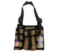 Shoulder Bags - Water Bottle Holder for Walking, Multi Pocket Sling Bag, Travel Hiking Bag, Adjustable Strap Outdoor Carrier, Interactive Biking Walking Dog, Convenient Storage 24x5.5x27.3cm