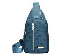 Shoulder Bags Women Red and Men Hiking Shoulder Bag Bakpack with Headphone Hole Shoulder Strap Body Bag for Travel Crackle Bags, BU1, A