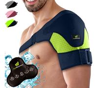 Shoulder Brace Men & Women w/Reusable Hot/Cold Pack - Rotator Cuff Support for Bursitis, Tendonitis & Pain Relief - Neoprene Shoulder Compression Sleeve for Left & Right Arm