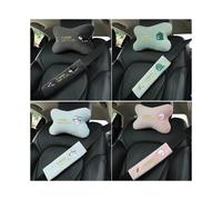(Shoulder cat) Car Headrest Neck Pillow Cute Cartoon Pair of Four Seasons Car Seat Neck