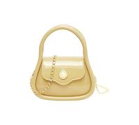 Shoulder Color Solid Messenger Lady Bag All Handbag Bag Fashion Messenger Bags Women's Evening Handbags (Yellow, One Size)