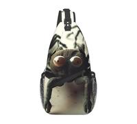 Shoulder Crossbody Bag Funny Spider Anti Theft Daypack Casual Sling Backpack For Men Working Boys 19X39Cm