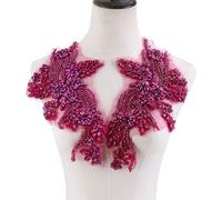 Shoulder Embellishment with Crystals for Garments and Fashion Embroidery Fixes