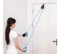 Shoulder Exercise Pulley, Over the Door Exercise Pulley Traction Equipment, Easy to Install, for Exercise At Home Rotator Cuff and Frozen Shoulder Physio (RED)