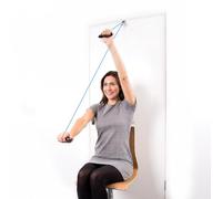 Shoulder Exercise Pulley, Shoulder Pulley for Physiotherapy, Over Door Home Use Trainers for Injury Rehab Recovery Stretching (blue)