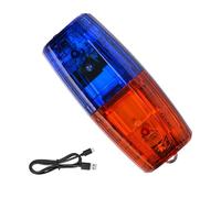Shoulder Flashing Light - LED Flash Signal for Outdoor Visibility | Clip On Warning Light - Warning Beacon for Walking, Camping, Cycling, Red and Blue Modes, Safety Equipment