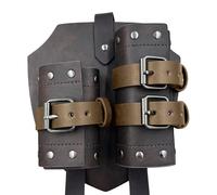 Shoulder | Frog Holder Sheath | Adjustable Chest for Daily Use, Game Parties, Rock Events and Cosplay, blond, Siehe Beschreibung, See description