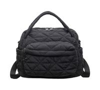 Shoulder Handbag - Multi-Pocket Puffy Tote | Shoulder Bag, Fluffy Handbag,for Family Friends Adults Work Travel Shopping Commute Collection Daily, blackone, se beskrivning