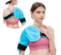 Shoulder Ice Pack Rotator Cuff, Flexible Reusable Gel Shoulder Ice Cold Pack, Hot and Cold Compression for Shoulder Pain Relief Bursitis Tendinitis & Surgery Gel Ice Packs for Shoulders Injuries