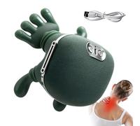 Shoulder Massage Master, 3 Massage Levels Neck Massager, Electric Cordless Neck Massager with 2 Mode Heat, Simulated Human Hand Cervical Trapezius Necks Massagers Pillows for Home Break After Exercise