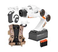Shoulder Mounted Robot Remote Control with Adjustable Vest Ergonomic