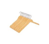 Shoulder Notches Coat Hangers, Natural