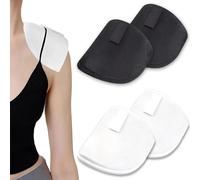 Shoulder Pads,2 Pairs Shoulder Pads for Women Clothes,2.5cm Thick Non-Sew Detachable Foam Pads,Anti-Slip Breathable Sponge Enhancers for Blazer,Suit,Dress,Women,Men No-Sew (Medium and large size)