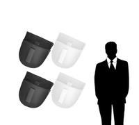 Shoulder Pads 2 Pairs Shoulder Pads for Women Clothes Shoulder Pads without Sewing Breathable Sponge Pads Shoulder Anti-Slip Detachable Foam Shoulder Pads Suit Clothing Coat Blazer Suit T-Shirt