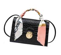 Shoulder Purse - 12x7x18 Centimeters, Elegant Geometry Satchel, Chic Designer Clutch | Mobile Phone Carrier Small Makeup Wallet Organizer Holiday Vacation Wedding Guest Outfit Modern Streetw