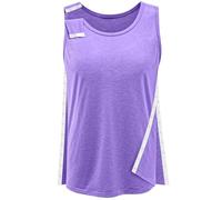Shoulder & Side Full Snap-Access Tank Tops，Post Surgery Shirts Shoulder Arm Broken Breast Recovery Tank Tops - Unisex Sizing, Purple, S