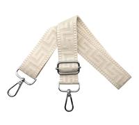 Shoulder Strap for Bag Adjustable Bag Straps Wide 3.8 cm with Silver Buckle, Handbags Straps Replacement for Women Crossbody Accessory, Pure beige, K27