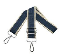 Shoulder Strap for Bag Adjustable Bag Straps Wide 3.8 cm with Silver Buckle, Handbags Straps Replacement for Women Crossbody Accessory, Dark blue, K1