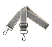 Shoulder Strap for Bag Adjustable Bag Straps Wide 3.8 cm with Silver Buckle, Handbags Straps Replacement for Women Crossbody Accessory, Grey, 42