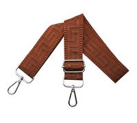 Shoulder Strap for Bag Adjustable Bag Straps Wide 3.8 cm with Silver Buckle, Handbags Straps Replacement for Women Crossbody Accessory, Pure brown, K16