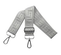 Shoulder Strap for Bag Adjustable Bag Straps Wide 3.8 cm with Silver Buckle, Handbags Straps Replacement for Women Crossbody Accessory, Pure grey, K17