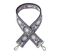 Shoulder Strap For Bags 1 Piece 2.0inch Wide Adjustable Handbag Strap Purse Replacement Crossbody Shoulder Flora Jacquarded Going Out(Pink)