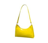 Shoulder Strap for Bags Striped Women's Faux Leather Shopping Bag Square School Bag Handbag Women's Shoulder Bag Shoulder Bags Shoulder Bags for Women Silver, yellow, One Size
